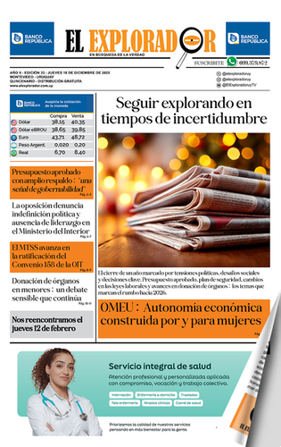 El Explorador edicion 33 - 18 dic-2025