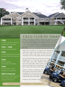 Field Club of Omaha Prospective Member Information